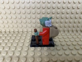 Lego Star Wars Santa Yoda Minifigure (7958) with Stick and Bag