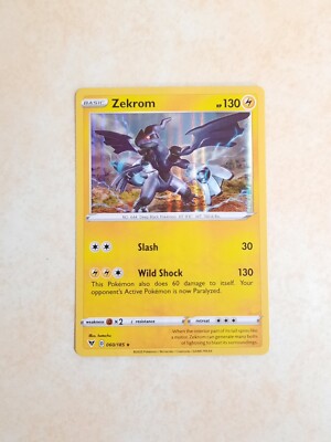 Zekrom -060/185 Vivid Voltage (Holo Rare) Pokémon Card
