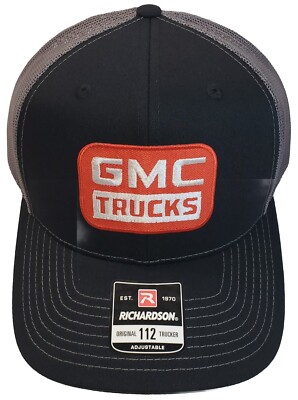 GMC TRUCKS Patch on Richardson 112 Trucker Hat Snapback  display picture 1