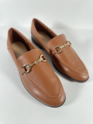 Ann Taylor Loft Women's Horsebit Loaferf-Missy  Color Cognac Size 8.5M