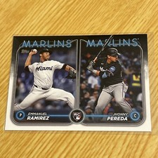 2024 Topps Update Emmanuel Ramirez/Jhonny Pereda #US185 RC Miami Marlins