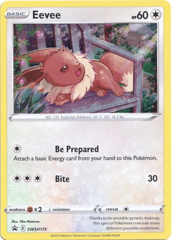 Eevee SWSH175 SWSH: Sword & Shield Promo Cards - 1 of 1