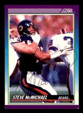 1990 Score Football #197 Steve McMichael Signed Autograph (no COA)