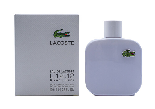 Lacoste Eau De Lacoste L.12.12 Blanc Eau De Parfum Spray By Lacoste - 3.3 oz Lacoste Eau De Lacoste L.12.12 Blanc Eau De Parfum Spray By Lacoste - 3.3 oz