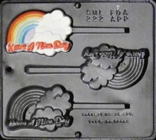 Have a Nice Day Lollipop Chocolate Candy Mold  222 NEW