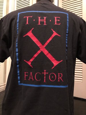 Vintage 1995 Iron Maiden X Factor Tour Shirt Size Extra Large XL