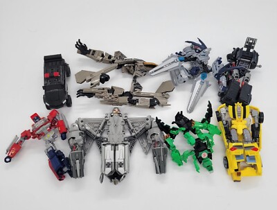 Lot of Transformers Parts - Various Series - For Parts or Repair Only READ