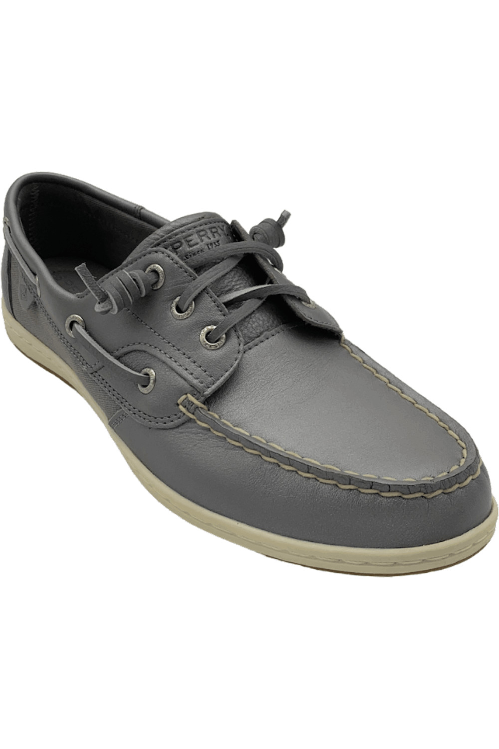 Лодочки из перламутровой кожи Sperry Songfish серебристого цвета 6590₽