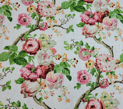 Manor House in Blossom 54'' Wide P Kaufmann 55% Linen / 45% Rayon Floral