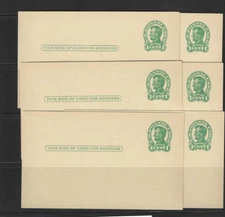 New Small Pack of 6 UX28 U. S. Mint Postal Cards