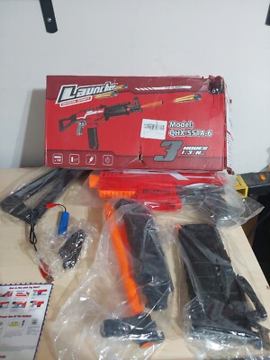 Automatic Machine Gun Toy Gun, Automatic Toy Foam Blasters & Guns with 3...