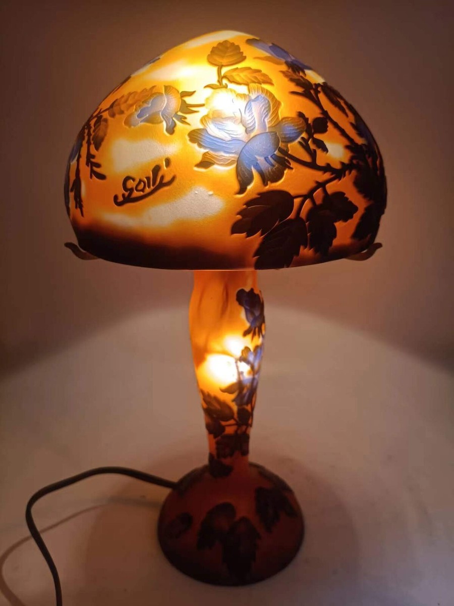 Emile Galle Reproduction Table lamp | eBay