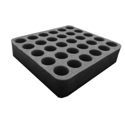 Essential Oil Black Foam Insert Organizer Holds 30 Carrying Case Foam Insert