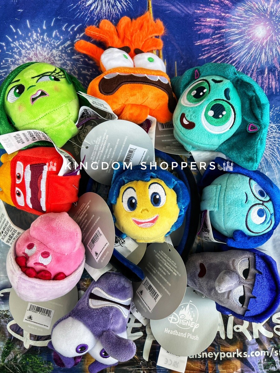Disney Parks Inside Out Create Your Own Headband Plush Set Of 9