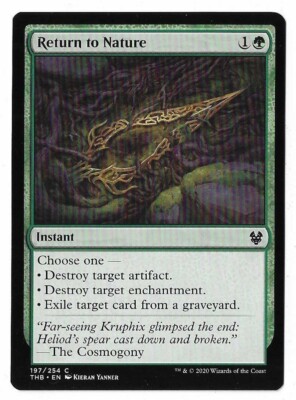 MTG Return to Nature Theros Beyond Death (THB) Common Magic Card #197  Unplayed | eBay