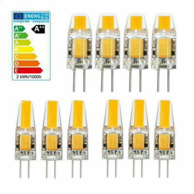 10X G4 LED COB AC DC 12V Mini Crystal Bulb Light 5W 6W Replace Halogen Lamps