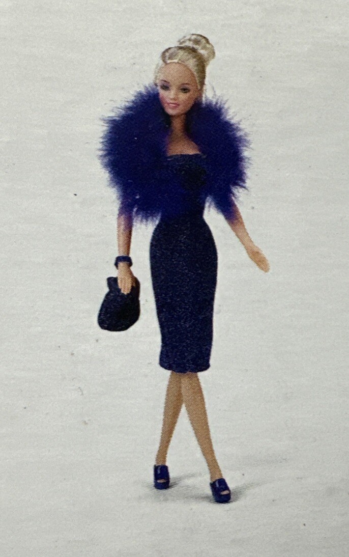 MATTEL SKIPPER STYLES PARTY PRINCESS BARBIE FASHION AVENUE OUTFIT SET BLUE DRESS