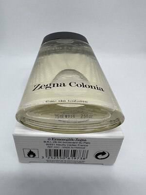 ZEGNA COLONIA EDT Ermenegildo Zegna/ 75ml/2.6 Oz DISCONTINUED (NEW
