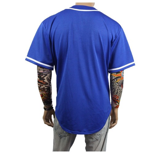 Mens Baseball Jersey Raglan Stripe Sports Uniform Team Hipster Tee Casual S-3X - 第 127/155 張圖片