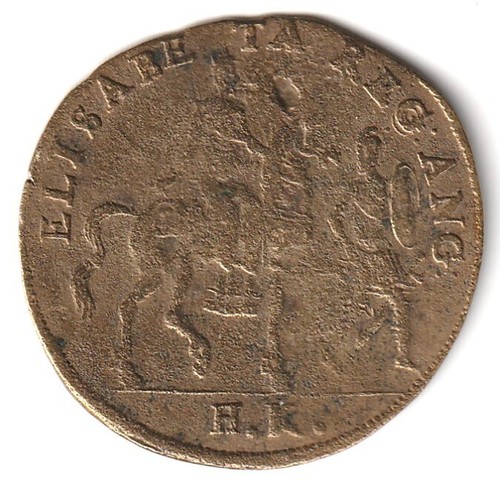 1586-1635 Elisabeth I. Hans Krauwinckel II Nürnberg Jeton kostenloser Versand - Bild 1 von 2