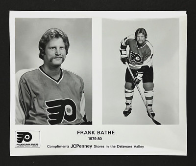 1979-1980 Philadelphia Flyers Frank Bathe #5 NHL Hockey Vintage JCPenney Photo