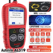 2025 Autel Autolink AL319 OBD2 CAN OBDII Car Code Reader Diagnostic Scanner Tool
