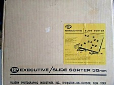 Vtg HiP 35mm Slide Sorter Hudson Photographic Industries Light up 315 holds 35