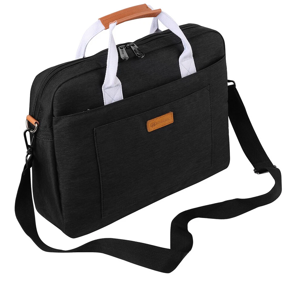 Funda negra para portátil Bolso de hombro de viaje para Lenovo ThinkPad T15 / E15 / P15 de 15" Foto 2 de 4