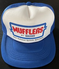Vintage MUFFLERS by Walker Mesh Trucker Snapback Hat Cap