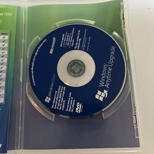 Microsoft Windows Vista Anytime Upgrade DVD 32 Bit Disc