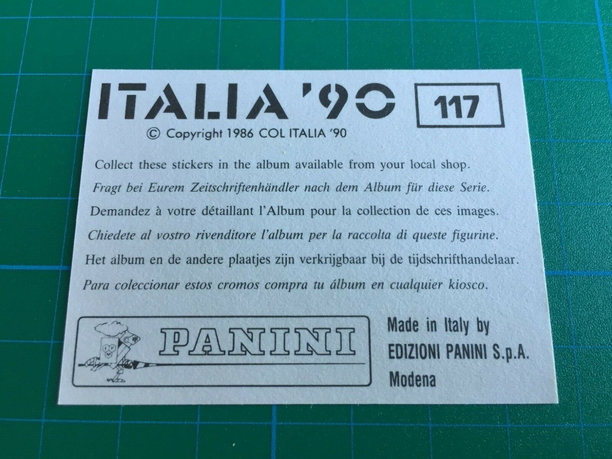 MARADONA WORLD CUP STORY N° 224 SONRIC'S PANINI ITALIA 90 WORLD CUP