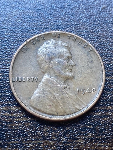 1942 Lincoln Cent Wheat Penny Actual Coin TK997*