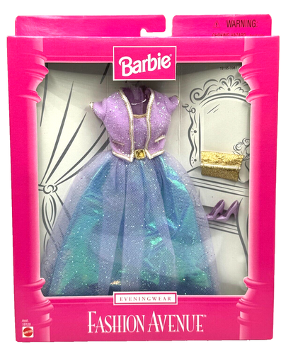 BK~ #J NIB BARBIE DOLL FASHION AVENUE 1998 EVENINGWEAR 18120 19195