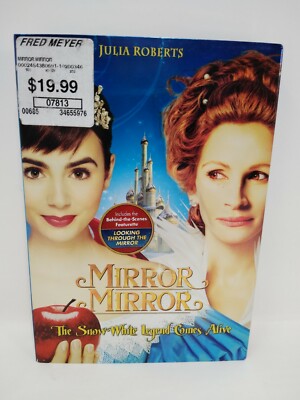 Mirror Mirror DVD 2012 Julia Roberts Armie Hammer New Sealed w/Slipcover  24543806912|