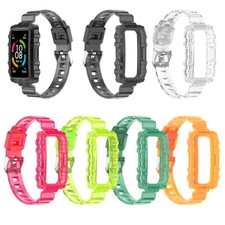 Strap Transparent Strap for HUAWEI Band 10/10 NFC/9/9 NFC/8/8 NFC/Honor Band 6/7