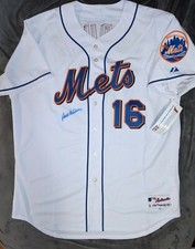 PAUL LO DUCA Majestic AUTHENTIC NEW YORK METS MLB Jersey 52 Signed Auto Steiner 