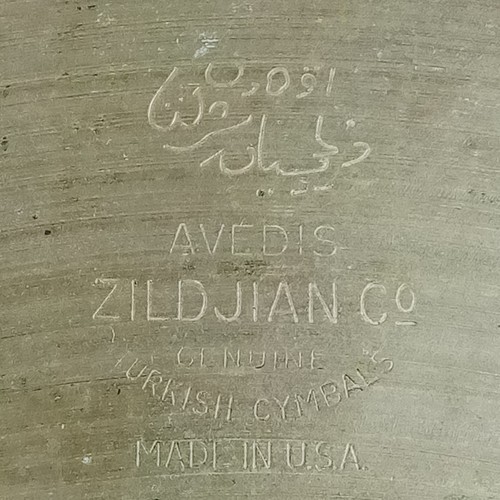 Zildjian 12 " Hi-Hats 50s 569g/571g Dünn Becken Vintage B20 Avedis A Passend Set - Picture 3 of 10