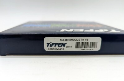New Tiffen 4x5.65'' Smoque 1/8 Filter Provides Theatrical Smoke Effect 4565SMQ18