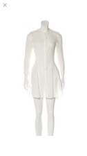 Alexander McQueen ruffled Eyelet dress  IT 38