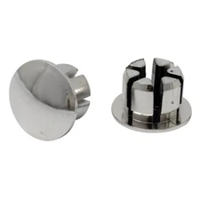 PRO+ MTB Road Bicycle Handlebar Tape Bike End Plugs Chrome