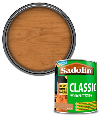 Sadolin Classic Oil Based Solvent All Purpose Exterior Woodstain 1L All Colours - Picture 4 of 10