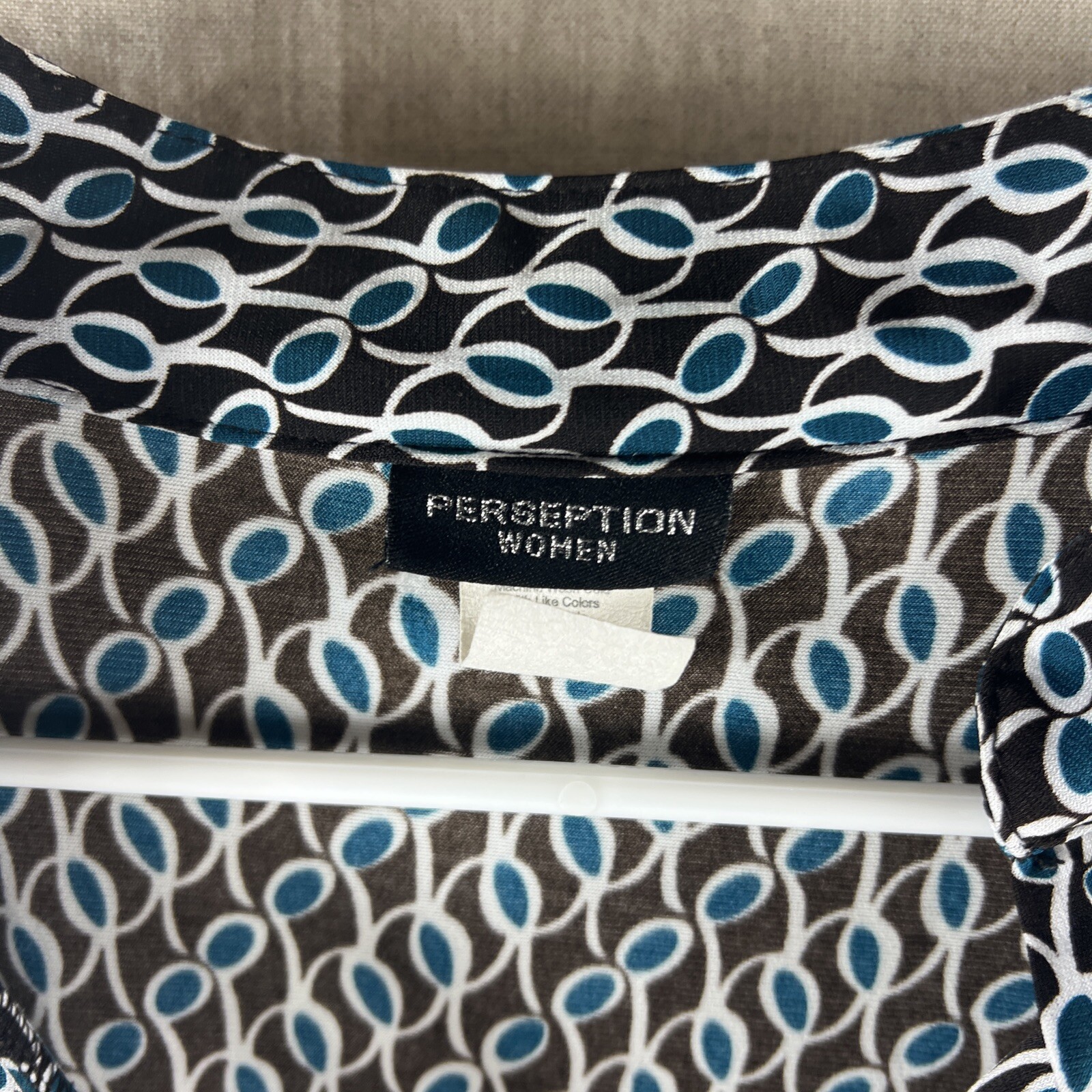 Perceptions Women's Multicolor Patterned Short Sl… - image 11