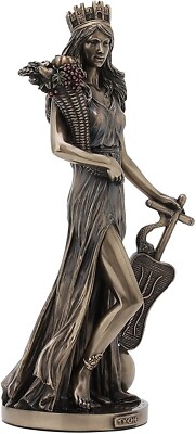 Antike griechische Göttin Glück / Tyche / Glück / 28,5 cm / 11,2 Zoll