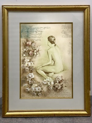 #ad Martin Broadbent Harmony III Large Litho 34 375 Wentworth Gallery 33.5 X26.5 $826.00