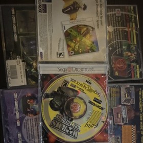 Sega Dreamcast 6 Game Collection Shenmue Sonic Shuffle Crazy Taxi Soul Reaver