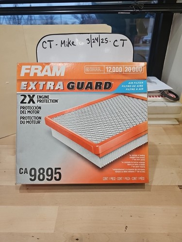 Air Filter For 2005-2010 Ford Mustang Fram Extra Guard CA9895 - Foto 1 di 4