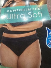 Just My Size Women's 5 Pack Comfort Blend Ultra Soft Bikinis Panties Size 13