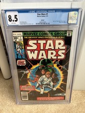 Brand  Marvel Star Wars 1 Reprint CGC 85 1977...