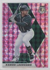 2021 Panini Mosaic Pink Camo Mosaic Prizm Ramon Laureano #134 0z0k