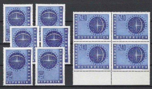 1956 Ank.1035 Weltkraftkonferenz 10 Stück postfrisch